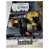 DEWALT 14.4V XRD, TWO BATTERIES WITH CHARGER &