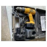 DEWALT 14.4V DRILL WITH CHARGER & TWO BATTERIES