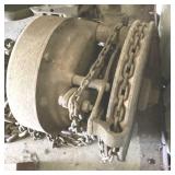 5 TON CHAIN HOIST, HUGE HOOKS & CHAIN