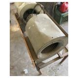 TWO CUSTOM MADE SQUIRREL CAGE FANS