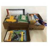 JUNK DRAWER CONTENTS, RECIPIE CARDS, BOOKS,