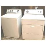 WHIRPOOL TOP LOAD WASHER & DRYER