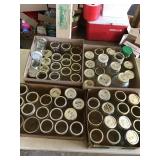 SMALL CANNING JARS; BALL, KERR, ATLAS, UNMARKED