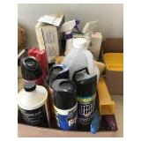 TWO FLATS INSECT SPRAY, WINDSHIELD FLUID, MISC