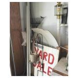 PLANT HOLDER STAKE, HANDMADE LIGHT POLE,