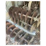 ANTIQUE PULL-BEHIND JOHN DEERE CULTIVATOR WITH