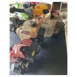 FOUR WEEDEATERS; POULAN, STIHL, RYOBI, MURRAY
