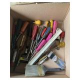 SOCKETS, SCREWDRIVERS, WIRE CUTTER, LUFKIN 100