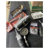 THREE SCREWDRIVERS WITH CHARGERS, NUT DRIVERS,
