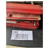 MONTGOMERY WARD  TOOL BOX, BLACK HAWK
