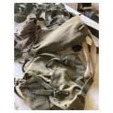 MILITARY AMMUNITION BELTS, CANTEEN, RATION