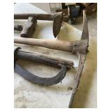 MINERS PICK, VINTAGE LOG TURNER, SLEDGE, GRUBBING