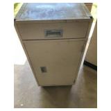 THREE 19X22X38 TALL HEAVY DUTY METAL FILING