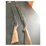 DAISY #25-ROGERS AR M665766BB GUN & A  DAISY MODEL