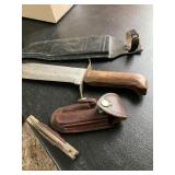 KNIFE MADE IN PAKISTAN, FOLDING KNIFE, TWO SCABRES