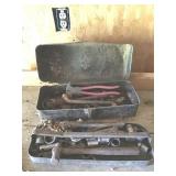 METAL TOOLBOX WITH TOOLS, SOCKETS