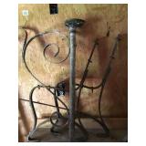 METAL BRACKET, ANTIQUE CHAIR ENDS