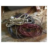 PILE EXTENSION CORD, WIRE, COPPER TUBING, ROPES