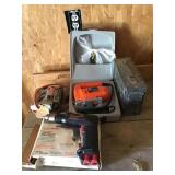 TWO BLACK & DECKER JIGSAW, SKIL CORDLESS DRILL,