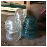 THREE INSULATORS, WALL MIRROR