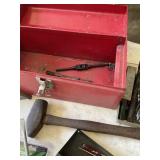 BENCH TOP METAL TOOLBOX, SIX PIECE SCREWDRIVER