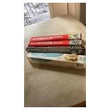 4 tubes of aluminum foil, wax paper, toothpicks, 4 tubes of aluminum foil, wax paper, toothpicks,