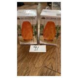 Two salt crystal lamps Two salt crystal lamps