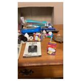 Clock making parts, tiny light bulbs, sharpies, Clock making parts, tiny light bulbs, sharpies,