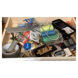 Box fool of string, lamp sockets, cord ends, door Box fool of string, lamp sockets, cord ends, door
