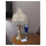 3 lamps one 5ft tall, 3 misc lamp shades 3 lamps one 5ft tall, 3 misc lamp shades
