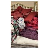 Two different sets of king size sheets, pillows, Two different sets of king size sheets, pillows,