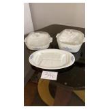 Corning ware cornflower blue serving platter, Corning ware cornflower blue serving platter,