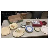 7 Homer Laughlin saucers/platters misc bowls 7 Homer Laughlin saucers/platters misc bowls