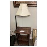 20in x 14in x 22in table and lamp 55in tall 20in x 14in x 22in table and lamp 55in tall