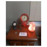 Clocks,metal art, Dimmable salt lamp Clocks,metal art, Dimmable salt lamp