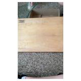 Tioga hardwood cutting boars, three glass Tioga hardwood cutting boars, three glass