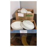 English Garden fine China set. 12 plates, English Garden fine China set. 12 plates,