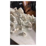 23 piece ceramic nativity scene 23 piece ceramic nativity scene