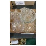 Set of 4 piece crstal looking glasses, cake Set of 4 piece crstal looking glasses, cake
