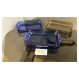 Pyrex 3 quart casserole dish, blue anchor 4 quart Pyrex 3 quart casserole dish, blue anchor 4 quart