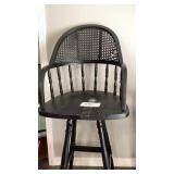 53in x 20in x 21in tall black bar stool 53in x 20in x 21in tall black bar stool