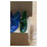 Set of 4 glass shoe Set of 4 glass shoe