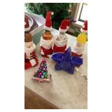 4 wine bottles in Christmas stocking, light up 4 wine bottles in Christmas stocking, light up