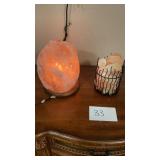 Salt lamp, salt rocks Salt lamp, salt rocks