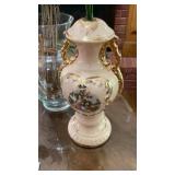 Four vases, clear, decorative, concrete looking Four vases, clear, decorative, concrete looking
