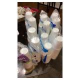 8 bags of foam cups,4 bags of napkins, paper 8 bags of foam cups,4 bags of napkins, paper