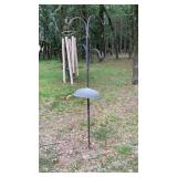 Wind chimes with plant holder Wind chimes with plant holder