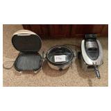Hamilton Beach indoor grill, crock pot, Rival Oil Hamilton Beach indoor grill, crock pot, Rival Oil
