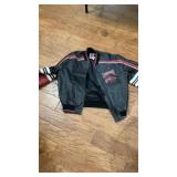Large Arkansas Razorback leather jacket Large Arkansas Razorback leather jacket