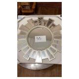 22.8in x 0.9in x 22.8in wall mirror 22.8in x 0.9in x 22.8in wall mirror